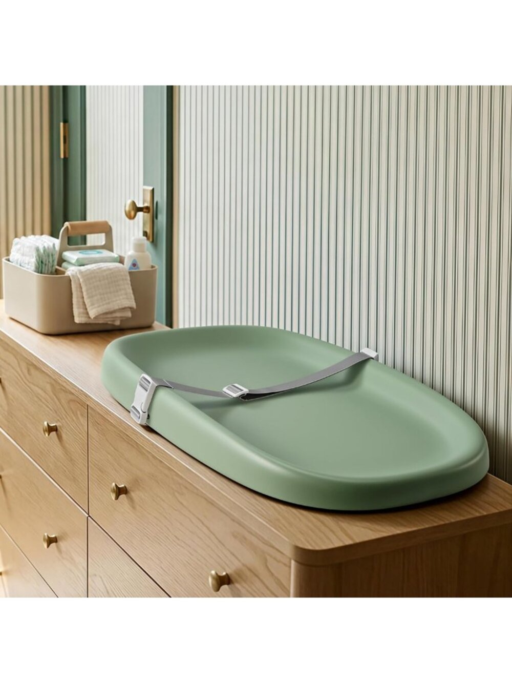 Waterproof Baby Changing Pad - Wipeable Changing Mat for Dresser & Travel